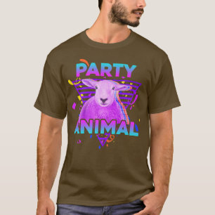 PARTY ANIMAL Funny Sheep Lover Girl Boy Kid Farmer T-Shirt