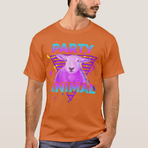 PARTY ANIMAL Funny Sheep Lover Girl Boy Kid Farmer T-Shirt