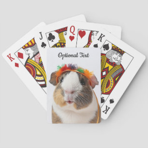 Party Animal Guinea Pig Playing Cards