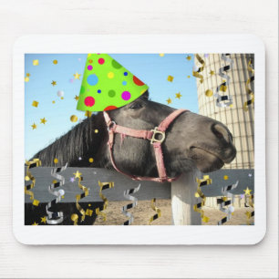 Party Animal Horse Mouse Pad