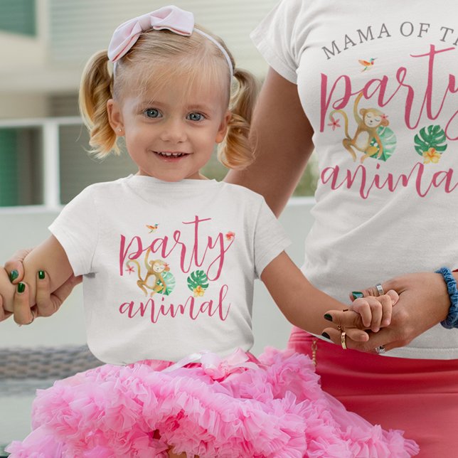 "Party Animal" Kids Birthday Party T-Shirt (Creator Uploaded)