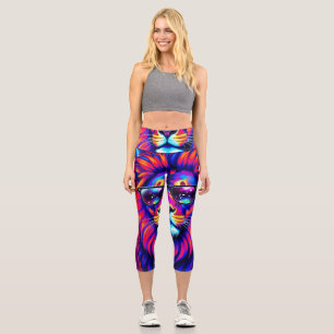 PARTY ANIMAL, LION CAPRI LEGGINGS
