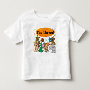 Party Animals 3rd Birthday Tshirts