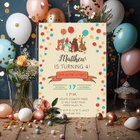Party Animals and Polka Dots Kids Birthday