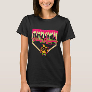 Party animals baseball drippy plate monkey T-Shirt
