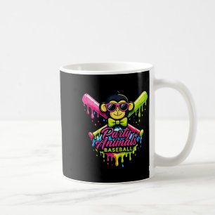 Party animals baseball funny monkey tank toppng coffee mug
