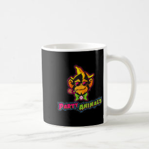 Party animals baseball monkey coffee mug