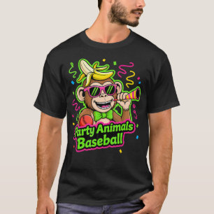 Party Animals Baseball T-Shirt