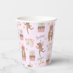 Party Animals Colourful Kids Birthday Party Paper Cups<br><div class="desc">Quench your friends and family's thirst with this adorable and playful kids pattern,  perfect for your little party animal!</div>
