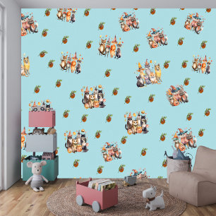 Party Animals Halloween Theme Wallpaper