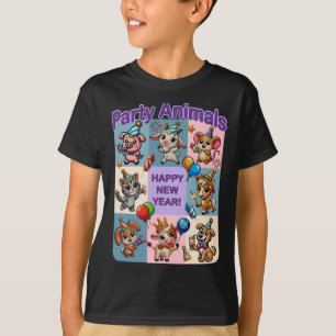 Party Animals "Happy New Year" T-Shirt