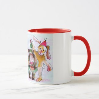 Party Animals-Original Art by SQ Streater Mug