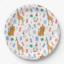 Party Animals Paper Plates