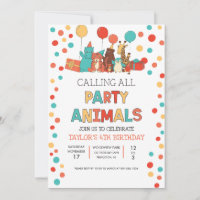 Party Animals Polka Dot Kids Birthday