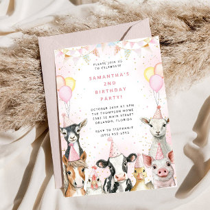 Party Animals Safari Birthday Party Invitation