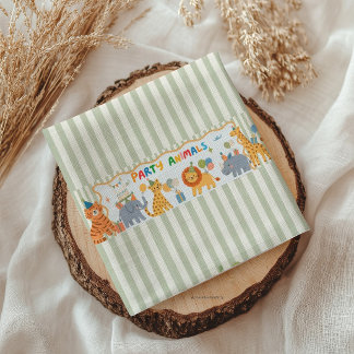 Party Animals Safari Birthday Party Napkins