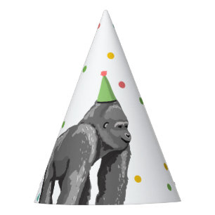 Party Animals Safari Wild One Jungle Zoo Birthday Party Hat