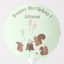 Party Animals Squirrel Birthday Party