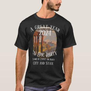 Party Anniversary Holiday 2024 Cocktail Singles T-Shirt