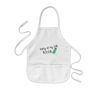 Party At My Crib Kids Apron