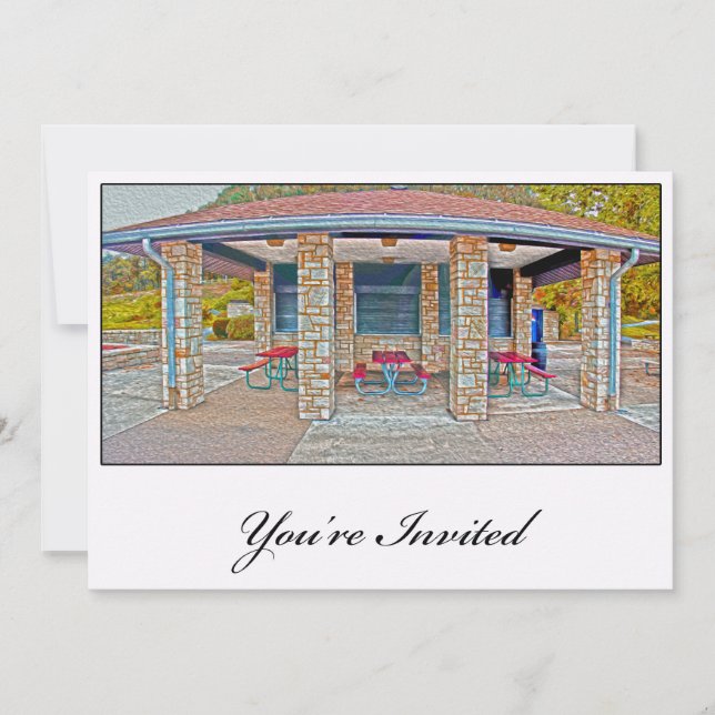 Party At The Park Invitation (Front)