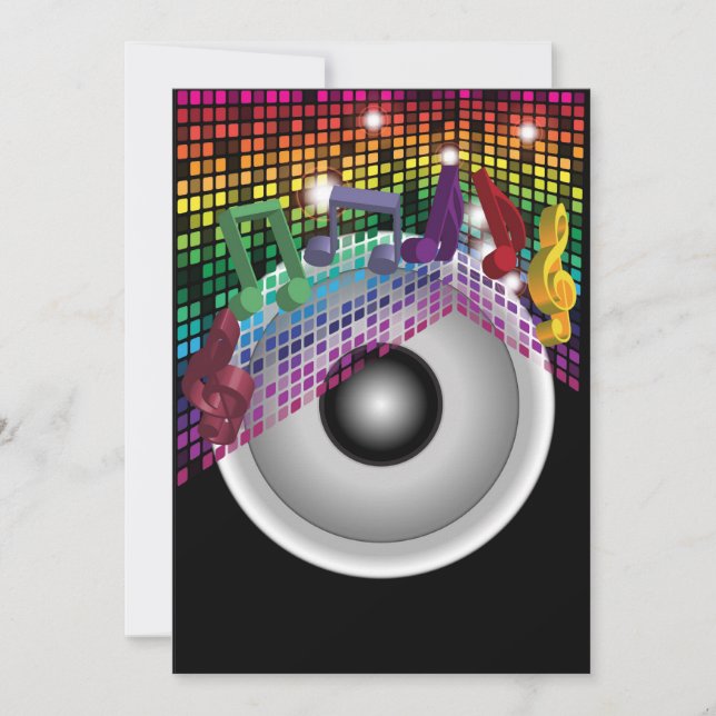 Party Background Invitation (Front)