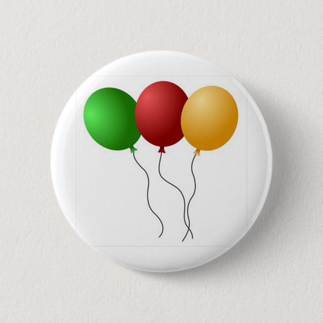 PARTY BALLOONS 6 CM ROUND BADGE (Front)