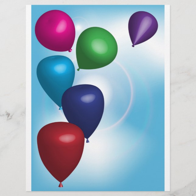 Party Balloons Flyer (Front)