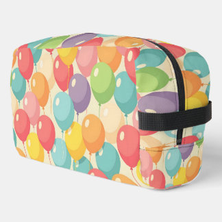 Party balloons in different colors dopp kit