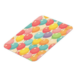 Party balloons in different colors magnet