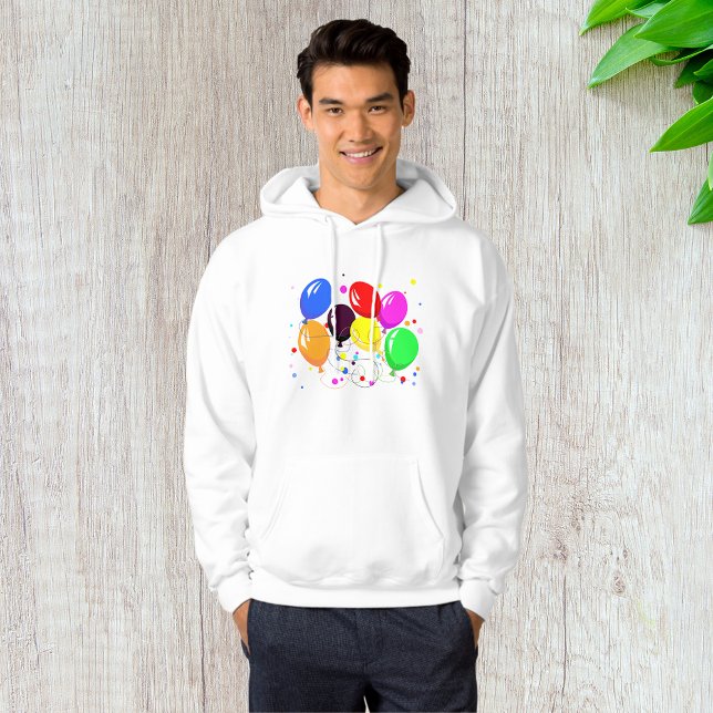 Party Balloons Mens Hoodie (Creator Uploaded)