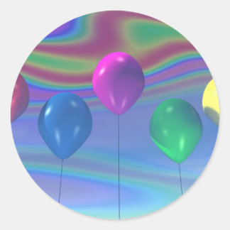 Party Balloons Sticker
