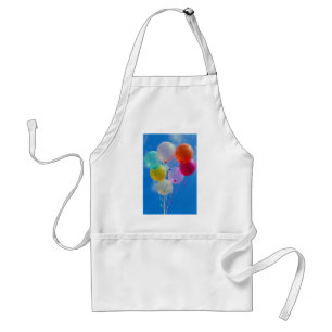 Party Balloons with blue sky Standard Apron