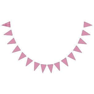 Party Banner Bunting Pink Festive