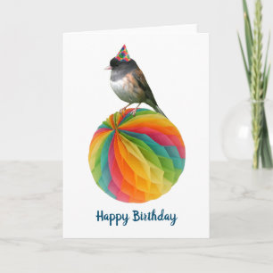 Party Bird Birthday Card