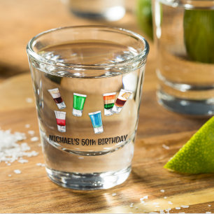 Party Birthday Drink Alcohol Party Personalised  Shot Glass