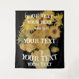 Party Booth Backdrop Enter your Text Tapestry