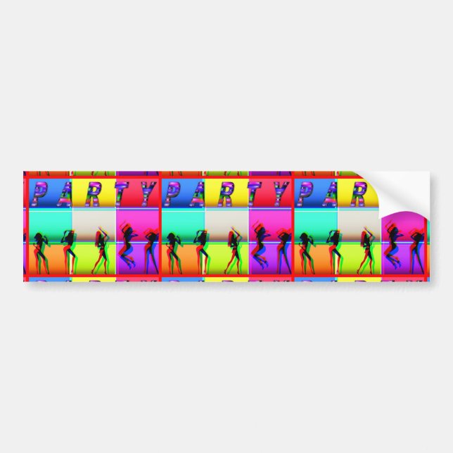 Party Bumper Sticker (Front)