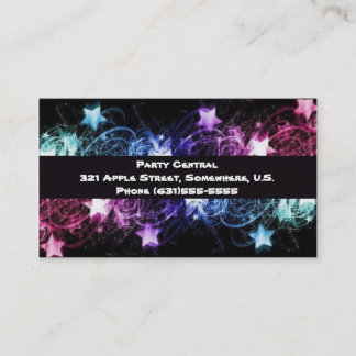 Party Business Cards