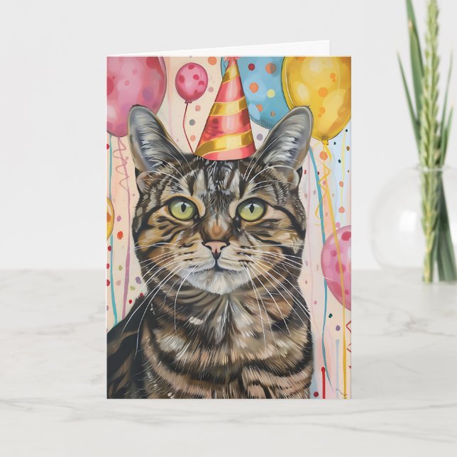 Party Cat Card (Front)
