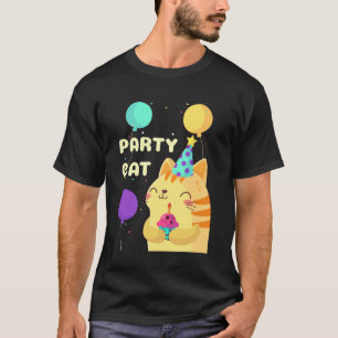 Party Cat Funny For Men Women T-Shirt