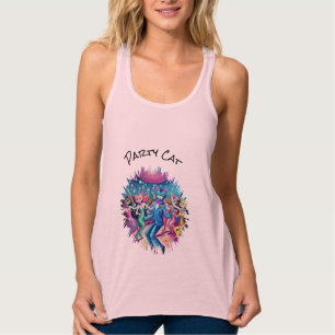 Party Cat Singlet