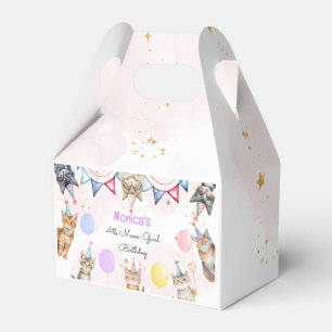 Party cats meow-gical kids birthday favour box