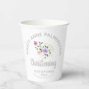 Party Celebration for a Christening Paper Cups