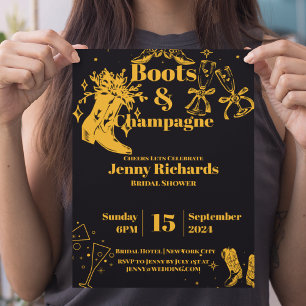 Party Champagne Invitation
