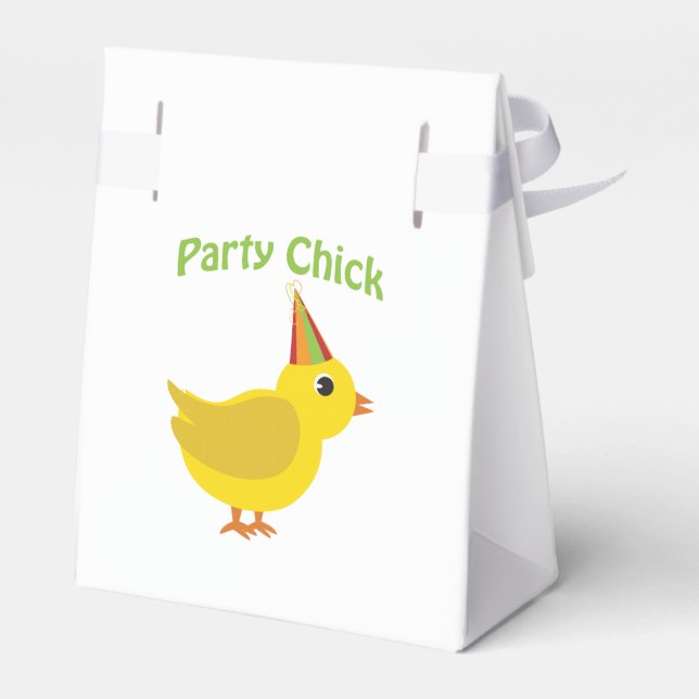 Party chick favour box (Back Side)