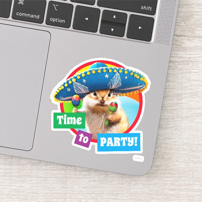 Party Chipmunk In Sombrero (Detail)