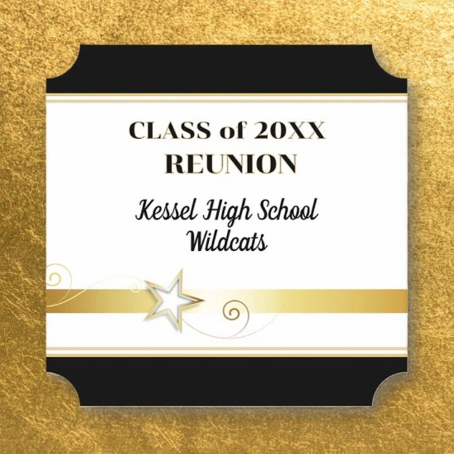 Party! Class Reunion  Paper Coaster (Creator Uploaded)