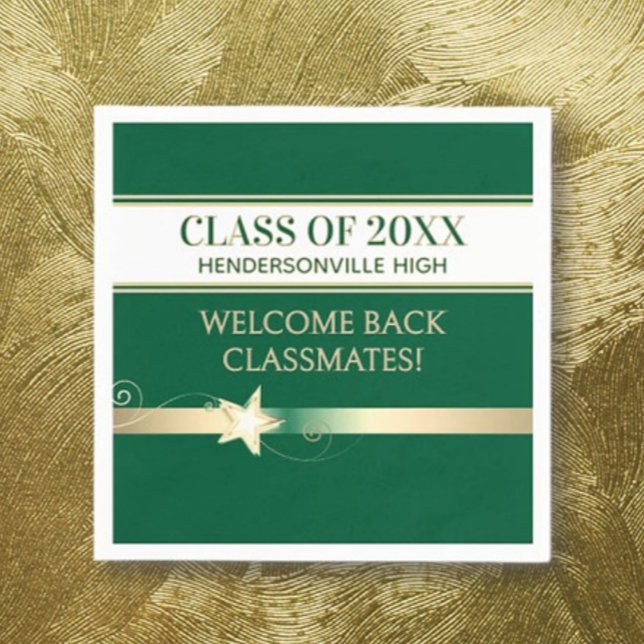 Party! Class Reunion Welcome back Napkin (Creator Uploaded)