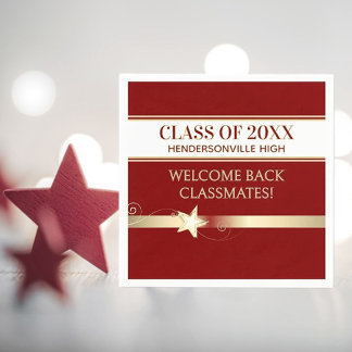 Party! Class Reunion Welcome back Napkin